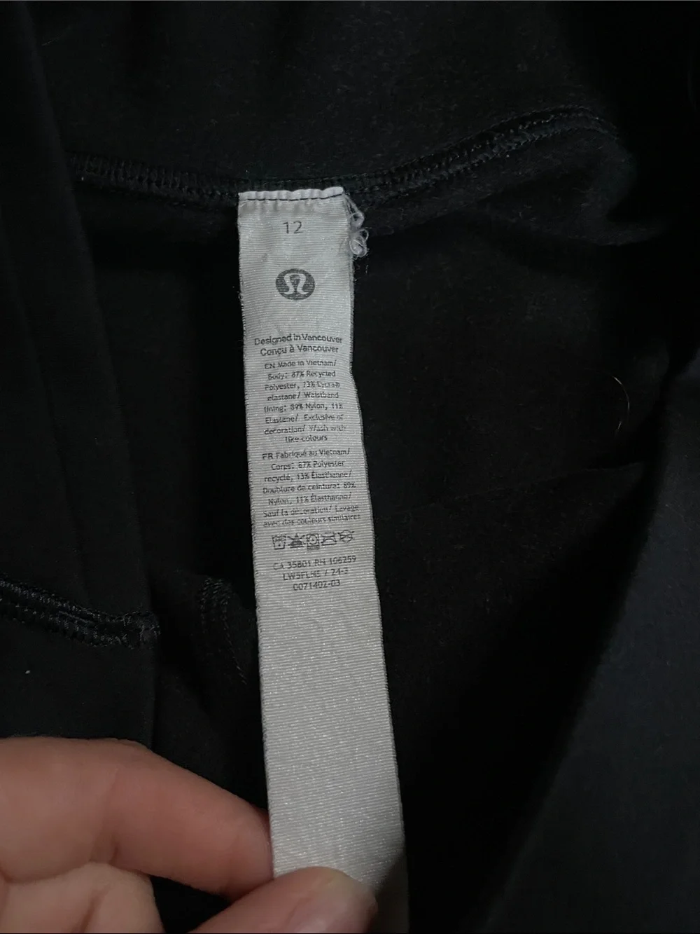 Lululemon black leggings